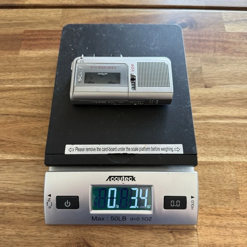 Sony M-570V Microcassette VOR Clear Voice Plus - NEEDS BELT READ!